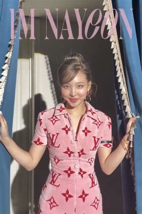 nayeon pop louis vuitton|nayeon louis vuitton jumpsuit.